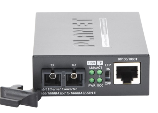 Convertidor de Medios de 20 Km Base 1000