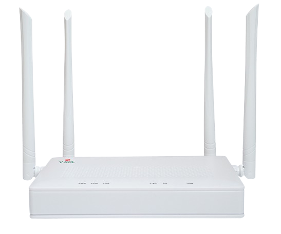 ONU V-SOL V2804DAC Xpon Dual Band 4GE WIFI 2.4