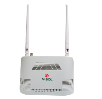 ONU V-SOL V2802GWT Xpon 1FE 1 GE 1 CATV/WIFI 2.4 HZ