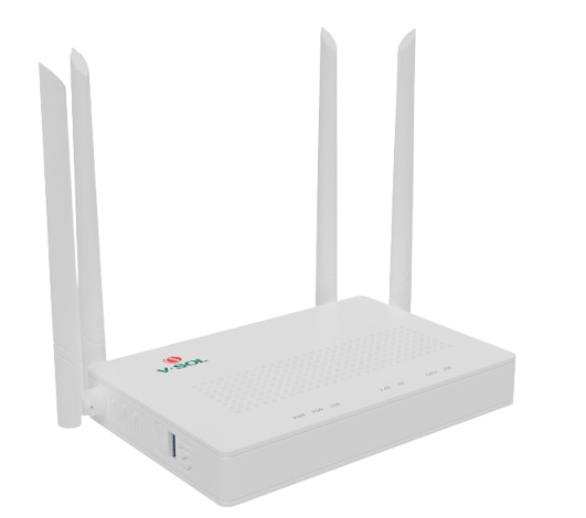 ONU V-SOL V2804ACT Xpon Dual Band 4GE WIFI 5 1 USB CATV