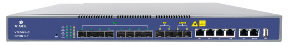 OLT de 8 Puertos Gpon con 8 Puertos Uplink hasta 1024 ONUS