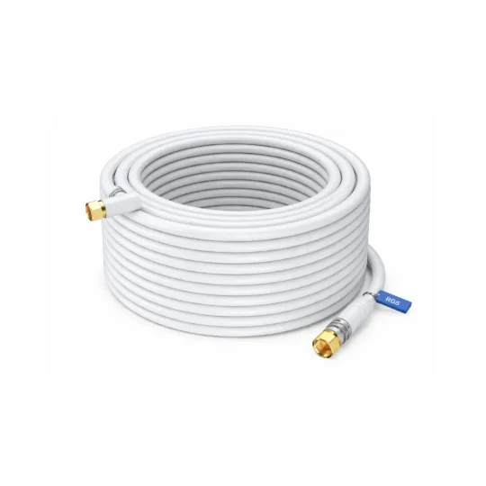 Cable Coaxial RG-6 Blanco